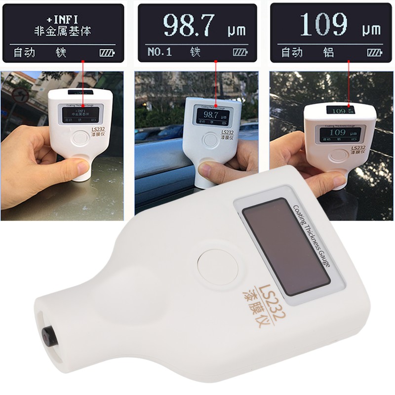 Coating Thickness Meter LS232 Low Temperature Resistant High Accuracy Paint
