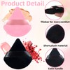 6PCS Triangle Powder Puff,Face Soft Powder Puffs Makeup Sponge Setting