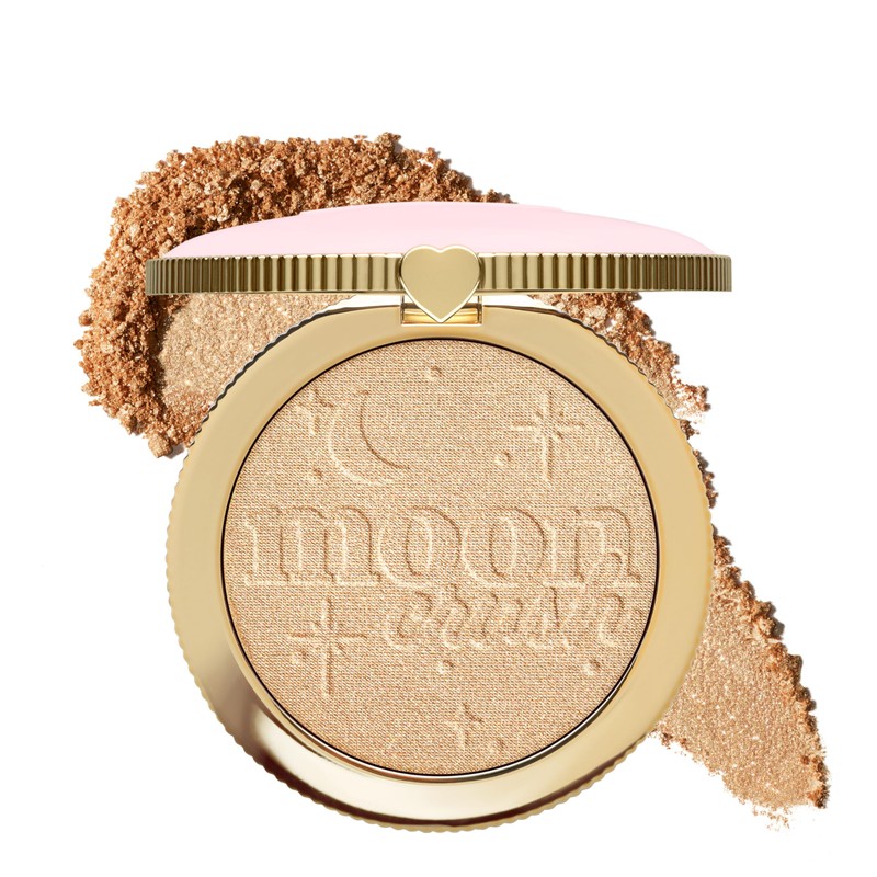 Too Faced Moon Crush Highlighter | Sheer, Powder, Glossy Glow,