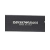 Emporio Armani Mens Plaque Belt Black Large