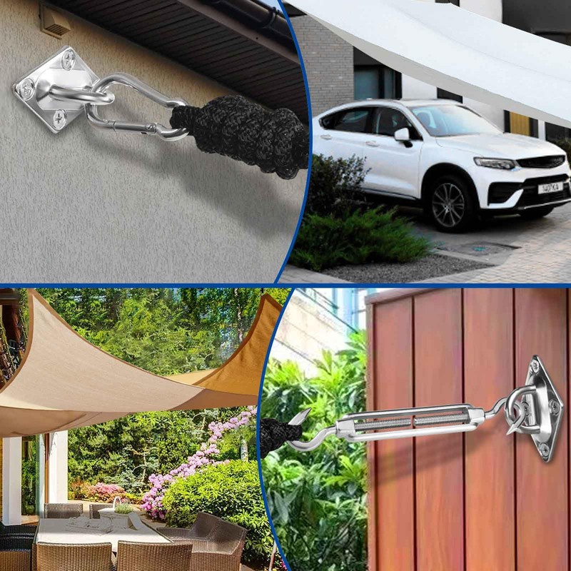 M5 Awning Mounting Accessories, Awning Triangular Mounting Set, Awning Stainless