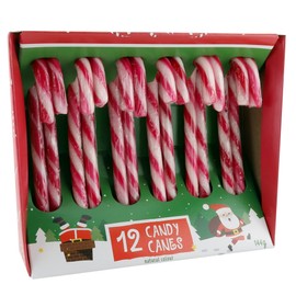 Trixie's 12 Candy Canes - Strawberry Flavour Red White - Pack of 12, 12 g Each