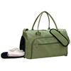 woogwin Gym Bag for Women & Men with Shoes Compartment