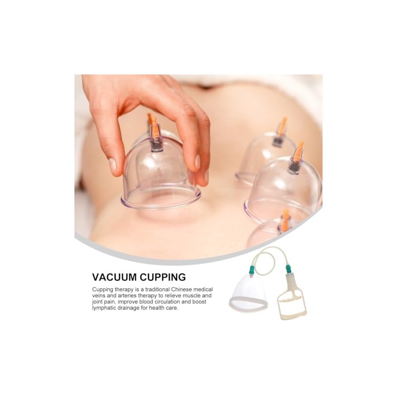 COLLBATH COLLBATH 2pcs Negative Pressure Massage Cups for Cupping Therapy