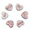 Wedding Table Decorations Rustic Small Wooden Love Hearts Wooden Table