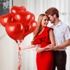 Heart Foil Balloons, Pack of 24, Heart Balloons Wedding, Heart