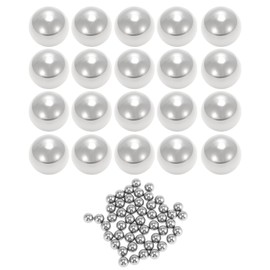 X AUTOHAUX 7.1mm Bearing Ball Bearing Steel G16 Precision Ball Silver Tone 50 Pcs