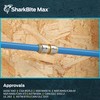 SharkBite Max 1/2 Inch Coupling, Pack of 4, Push to