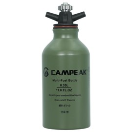 SEIDO Fuel Bottle, Fuel Bottle, Kerosene Can, Alcohol Bottle, Storage, Aluminum, Includes Original Whistle, 11.8 fl oz (350 ml), 0.35L (Green)