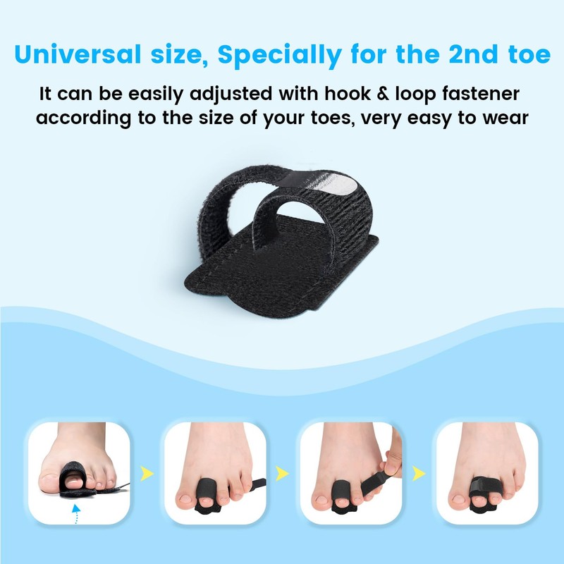 Pozpo Tech Hammer Toe Straightener Corrector Wrap for Women &