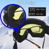 OUTDOOR SPARTA Adult Ski Goggles (3.Black Frame, Full Lens Mirrored