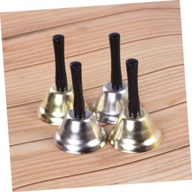 DOITOOL Metal Hand Bell with Handle Sound Musical Percussion Bell for Class Christmas Service and Home Decor