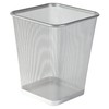 OSCO Silver Wiremesh Waste Bin | Square | Height -