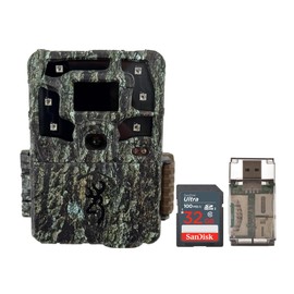 Browning Trail Cameras Strike Force Pro X Cellular Game Camera with Infrared Night Vision, Wildlife Motion-Activated, Waterproof Bundle with Memory Card and USB Card Reader (3 Items)