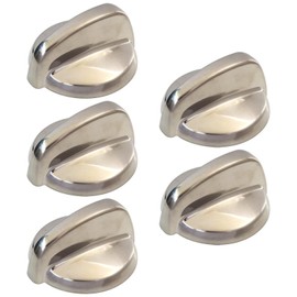 WELURE 5-Pack Stove Knobs Replacement for GE Range/Oven - Compatible with 191D5100, 1373043, AP4346312, AH2321076, EAP2321076
