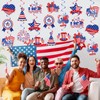 40Pcs 4th of July Decorations Hanging Swirls, Double Sided Independence
