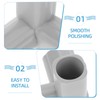 ifundom 4pcs Guardrail PVC Pipe Connector Elbow Pipe Fitting Canopy