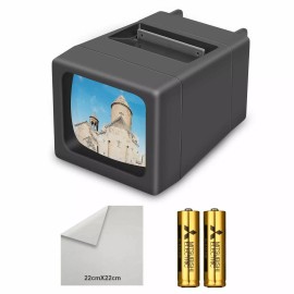 DIGITNOW! Rybozen 35 mm Slide Viewer Illuminated Slide Projector for for 2X2 & 35mm Photos