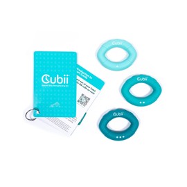 Cubii Squishii Hand Exerciser, Set of 3, Grip Strength Trainer, Hand Press with 3 Different Resistance Levels, Soft Finger Trainer, Work from Home Fitness
