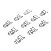 100pcs Cat Shape Paper Clips Increased Slip Resistance Rustproof Metallic