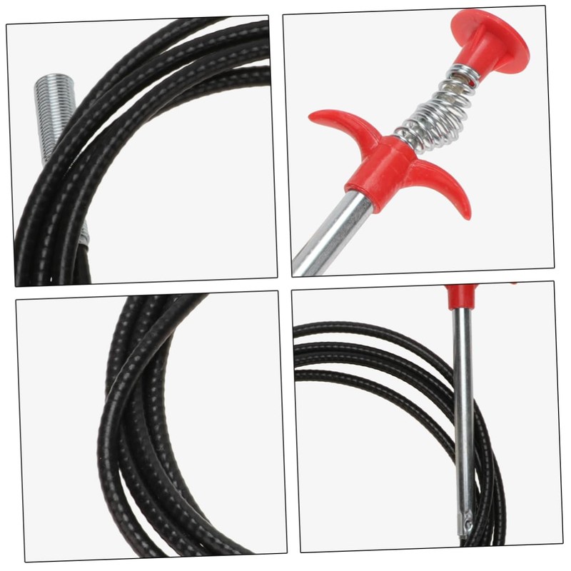 DOITOOL Unclog Sink Drain Flexible Grabber Tool Drain Removal Tool