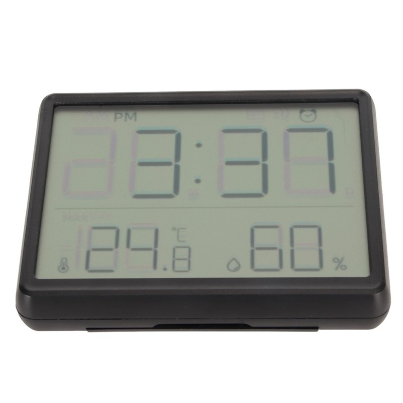Large Font Display Digital Alarm Clock, Back Magnetic Suction Design,