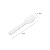 3" Clear Plastic Spoons Individually Wrapped,Disposable Spoons 50 count Individually