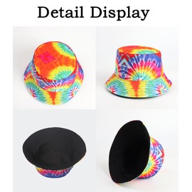 Bucket Hat Outdoor Cap for Women Men Fashion Double-Side-Wear Reversible Sun Hat Cute Print Outdoor Fisherman Hat Suitable for Travelling, Outdoor Activities