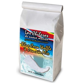 Los Chileros Blue Corn Pancake and Waffle Mix, 16 Ounce