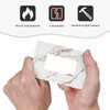 Wuyocha Outlet Covers White Marble with Gray Brown Veins Abstract