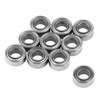 Hilitand 10Pcs MR63ZZ Double-Shielded Ball Bearings Mini Ball Bearings for
