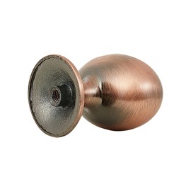 HARPOON Cabinet Hardware Knobs Round Furniture Mushroom Knob - 1.4 Inch 10 Pack Antique Copper