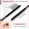 2PCS Lengthening Black Mascara for Fine Short Lashes & Older