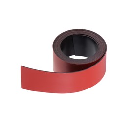 Rebower Dry Erase Magnetic Strip Magnetic Tape Reusable Sticky Magnet Roll Labels, [for Whiteboard and Refrigerator and Craft] -1 Inch x 3.28 Feet/Red