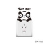Power Switch Sticker, Cute, Wall Sticker, Panda, Cat, Wallpaper, Penguin,