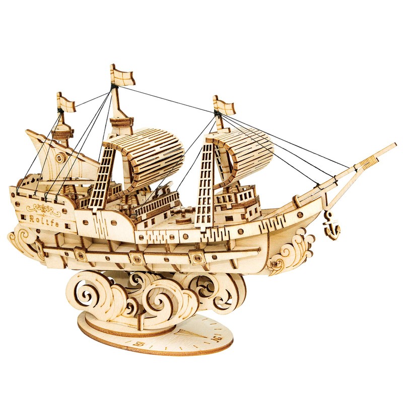 Rolife 3D Wooden Puzzles Model Kit for Adults to Build,