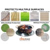 Newtex FirePad Deck Protector - Perfect for Fire Pits, BBQ,