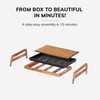 Anji Mountain Heavy Duty Waterproof Wooden Shoe Storage Mat Organizer/Boot