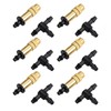 30Pcs Adjustable Copper Atomizing Nozzles with Tee Connectors Garden Cooling