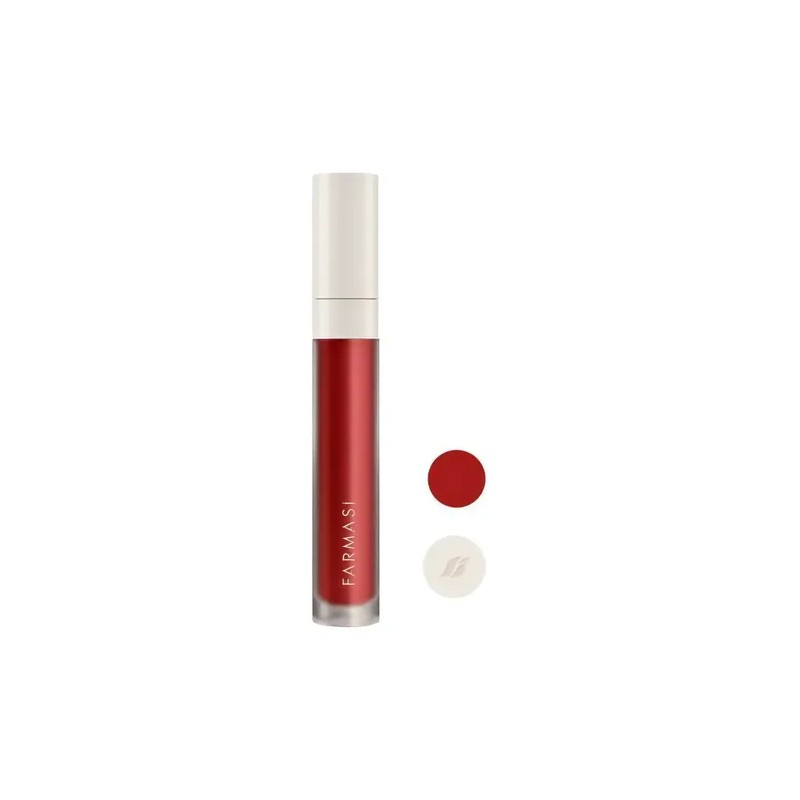 Labial Liquido Matte Lipstick/ Farmasi Color 06 Red Love