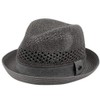 EPOCH HATS Mens Summer Fedora Cuban Style Short Brim Hat,
