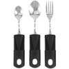 3 Piezas Cubiertos Flexibles Utensilios Compensados Utensilios De Ayuda Utensilios