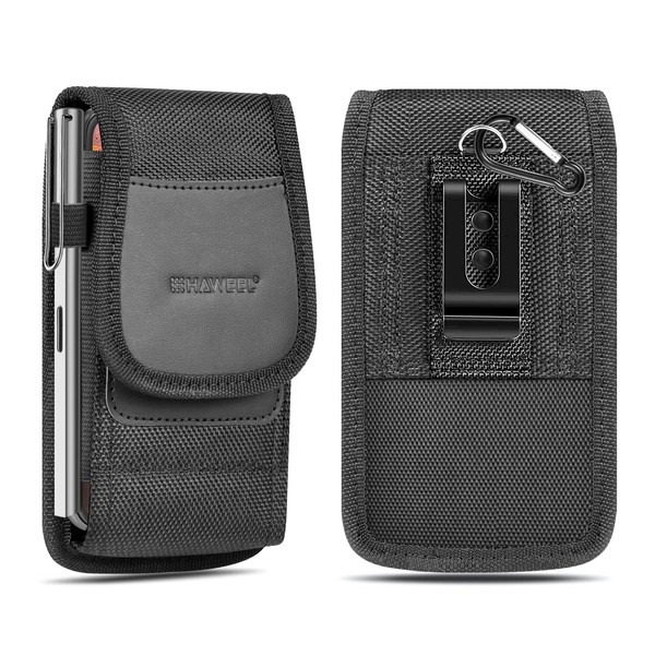 Cell Phone Holster for 4.7-6.1 Inch Smartphones, Nylon Oxford Cloth