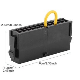 Watris Veiyi 24-Pin Power Supply Tester, 20+4-Pin Power Supply Tester, Power Supply Starter for Assembling Computers and Hardware Tests