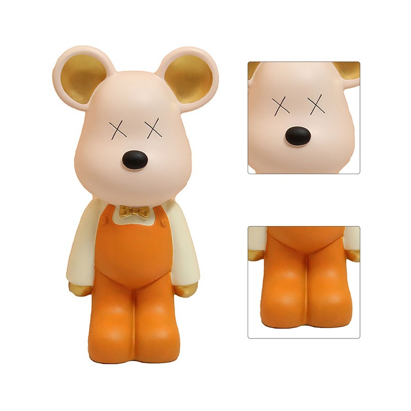Cartoon Bear Money Saving Bank Resin Coin Saving Box Big
