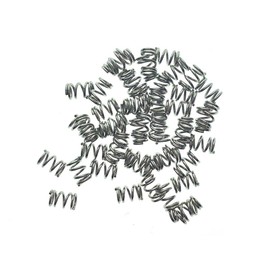 KAISH Pack of 50 1/4" Length Steel Guitar Tremolo Bridge Saddle Intonation Springs Guitar Bridge Saddle Spring for American Vintage/American Standard Strat/Stratocaster