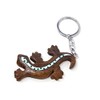 Key animals Animals Lizards Gecko Lizard Wood and Metal Keyring