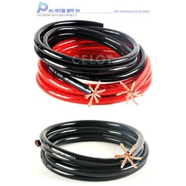 Premium 8-Gauge 4-Gauge Red Blue Black Power Ground Wire Transparent Tin/Cellot 8AWG 4AWG Pure Copper Power Wire Amplifier Wire Excellent Quality Made in Korea / 고급8게이지 4게이지 레드 블루 블랙파워접지선 투명주석/셀로트8AWG 4AWG순동전원선 앰프선 품질우수 국산