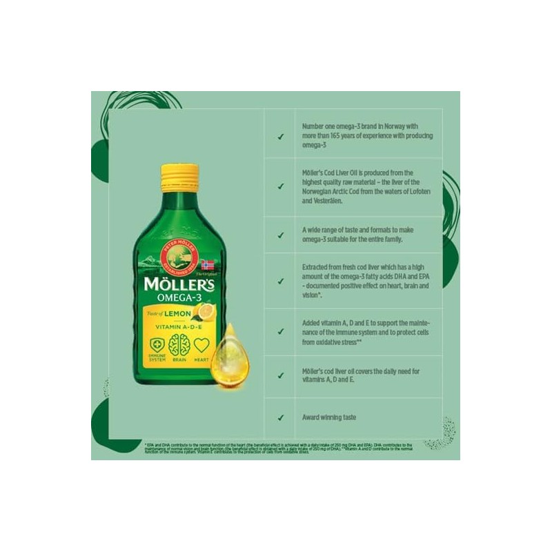 M?LLER'S Mollers ? | Omega 3 Cod Liver Oil |