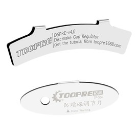 Kigauru 2Pcs Bicycle Disc Brake Pads Adjusting Tool Stainless Steel Mounting Assistant Pads Length 85mm / 55mm General Purpose Disc Gap Regulator Bike Brake Gaps Adjusting Tool Repair Kit